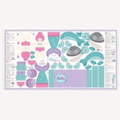 Kullaloo Cut & Sew Panel "UNDERWATER TALES" (80 X 155 Cm) -NähKunst Angebote Store 10025022 underwater tales 11