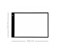 Purelite LED Ultra-Thin Light Box A4 (34,6 X 23,4 X 0,5 Cm) -NähKunst Angebote Store 10025023 purelight a4 light pad 4 1