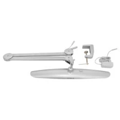 Semplix LED Arbeits-Tischlampe Silber (182 LEDs/ Dimmbar/ Tischklemme) -NähKunst Angebote Store 10025078 08