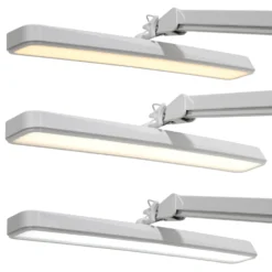 Semplix LED Arbeits-Tischlampe Weiß (324 LED/ Dimmbar In 5 Stufen/ Tischklemme) -NähKunst Angebote Store 10025079 07 scaled