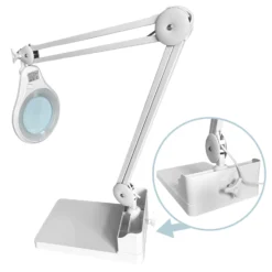 Semplix Tischfuß Mit Organizer Für LED-Leuchte (weiß/ 275 X 185 X 24 Mm) -NähKunst Angebote Store 10025620 04