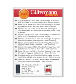 Gütermann Nähfaden-Set 734000-6 Allesnäher (6 Spulen/ 250 M) -NähKunst Angebote Store 10025683 allesnaeher set 6 5
