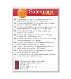 Gütermann Nähfaden-Set 734022-1 Cotton 30 (6 Spulen/ 300 M) -NähKunst Angebote Store 10025685 allesnaeher set 6 5