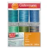 Gütermann Nähfaden-Set 734022-3 Cotton 30 (6 Spulen/ 300 M)