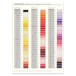 NähKunst Angebote Store 3 Amann Mettler Silk-Finish Cotton Farbkarte (gewickelt/ Echte Fäden)