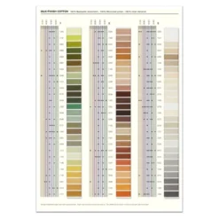 Amann Mettler Silk-Finish Cotton Farbkarte (gewickelt/ Echte Fäden) -NähKunst Angebote Store 10025732 farbkarte silk finish cotton 4