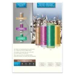 Amann Mettler Silk-Finish Cotton Farbkarte (gewickelt/ Echte Fäden) -NähKunst Angebote Store 10025732 farbkarte silk finish cotton 6