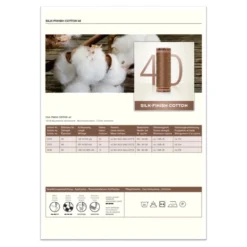 Amann Mettler Silk-Finish Cotton Farbkarte (gewickelt/ Echte Fäden) -NähKunst Angebote Store 10025732 farbkarte silk finish cotton 8