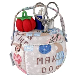 Groves Nähkörbchen Mini Gefüllt (11 X 11 X 12 Cm)