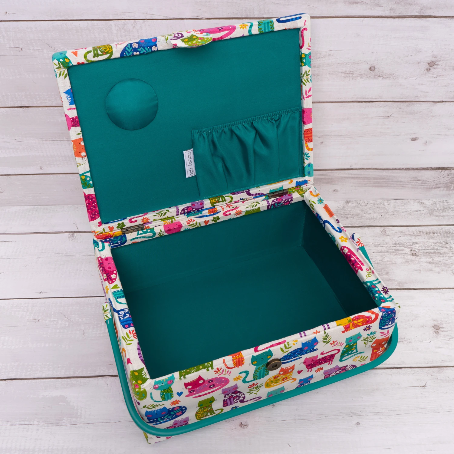 Groves Nähkasten L "Cats" (23,5 X 32 X 16,5 Cm) 3 Groves Nähkasten L "Cats" (23,5 X 32 X 16,5 Cm) – Bild 3