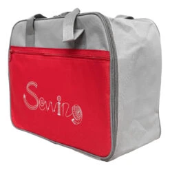 Veritas Nähmaschinentasche (grau/ Rot)