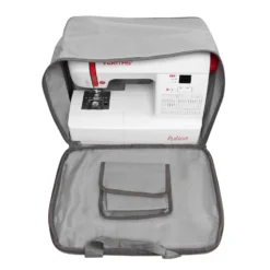 Veritas Nähmaschinentasche (grau/ Rot) -NähKunst Angebote Store 10026348 naehmaschinentasche grau rot 04