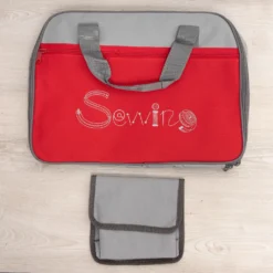 Veritas Nähmaschinentasche (grau/ Rot) -NähKunst Angebote Store 10026348 naehmaschinentasche grau rot 06