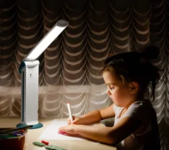 Daylight Twist 2 Go Netz + Akku LED Tageslichtleuchte (weiß/ Blau) -NähKunst Angebote Store 10026445 daylight twist2 go wei blau 7