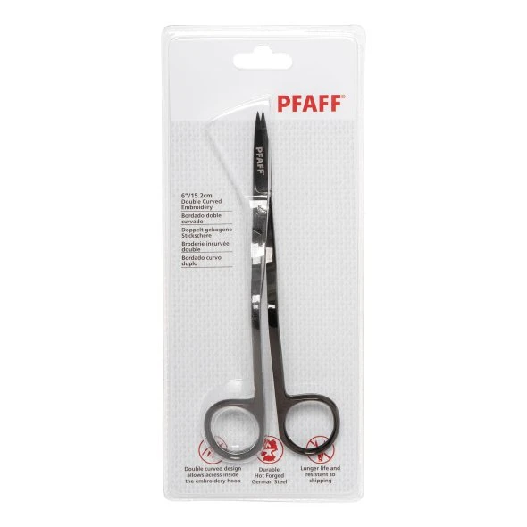 Pfaff Doppelt Gebogene Stickschere (15,2 Cm/ 6"/ Schwarz) 1 Pfaff Doppelt Gebogene Stickschere (15,2 Cm/ 6"/ Schwarz)