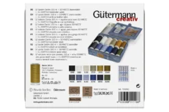 Gütermann Denim Box Mit Jeansnadeln Lederetiketten No.50 (12 Farben/ 100 M) -NähKunst Angebote Store 10026502 denim box 12 100m 6