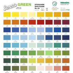 Madeira Sensa Green No.40 Garntruhe Groß (120 Farben/ 1000 M/ Teak) -NähKunst Angebote Store 10026774 garntruhe weiss gross sena gruen 120 3