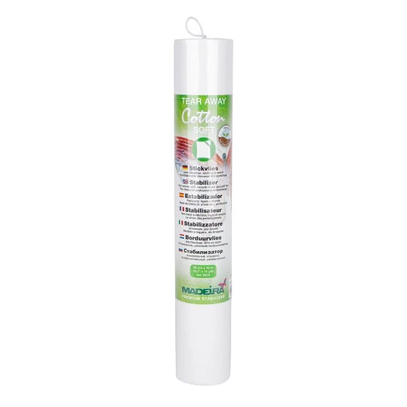 Madeira Cotton Soft Abreißbare Universal Stickunterlage (50 Cm X 10 M) 1 Madeira Cotton Soft Abreißbare Universal Stickunterlage (50 Cm X 10 M)
