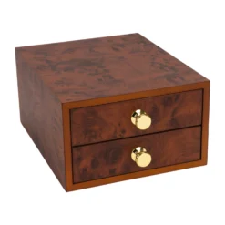 Madeira Polyneon No.40 Garnschatulle Klein (48 Spulen à 400 M/ Wurzelholz-Optik)