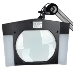 Semplix LED Lupen-Lampe 3D Schwarz (Linse 189 Mm X 157 Mm/ Tischklemme) -NähKunst Angebote Store 10027035 05