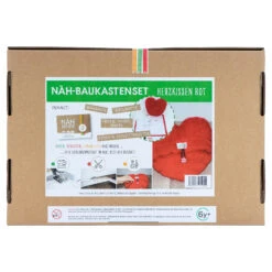Cuci-Cuci Näh-Baukastenset Herzkissen (rot) 7 Cuci-Cuci Näh-Baukastenset Herzkissen (rot) -NähKunst Angebote Store 10027092 01
