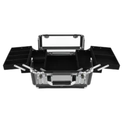 Multi-Box/ Nähkoffer/ Schmuckkasten/ Schminkkoffer (schwarz/ Silber) -NähKunst Angebote Store 10027361 05