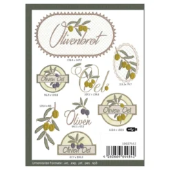 Windesign Stickmuster USB "Oliven" (8 Stickmuster)