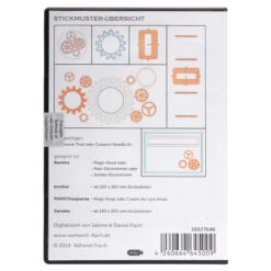 Nähwelt Flach Stickmuster USB "Tasche Am Zahn Der Zeit" (6 Stickmuster)