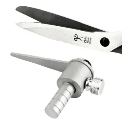 Kleiner Karl - Zuschneidehilfe Silber (Aluminium/ Glasperlengestrahlt) -NähKunst Angebote Store 10027652 04