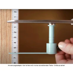 Kleiner Karl - Zuschneidehilfe Silber (Aluminium/ Glasperlengestrahlt) -NähKunst Angebote Store 10027652 09