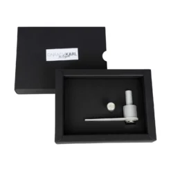 Kleiner Karl - Zuschneidehilfe Silber (Aluminium/ Glasperlengestrahlt) -NähKunst Angebote Store 10027652 12