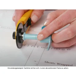 Karlchen Für Rollschneider Silber (Aluminium/ Glasperlengestrahlt) -NähKunst Angebote Store 10027654 05