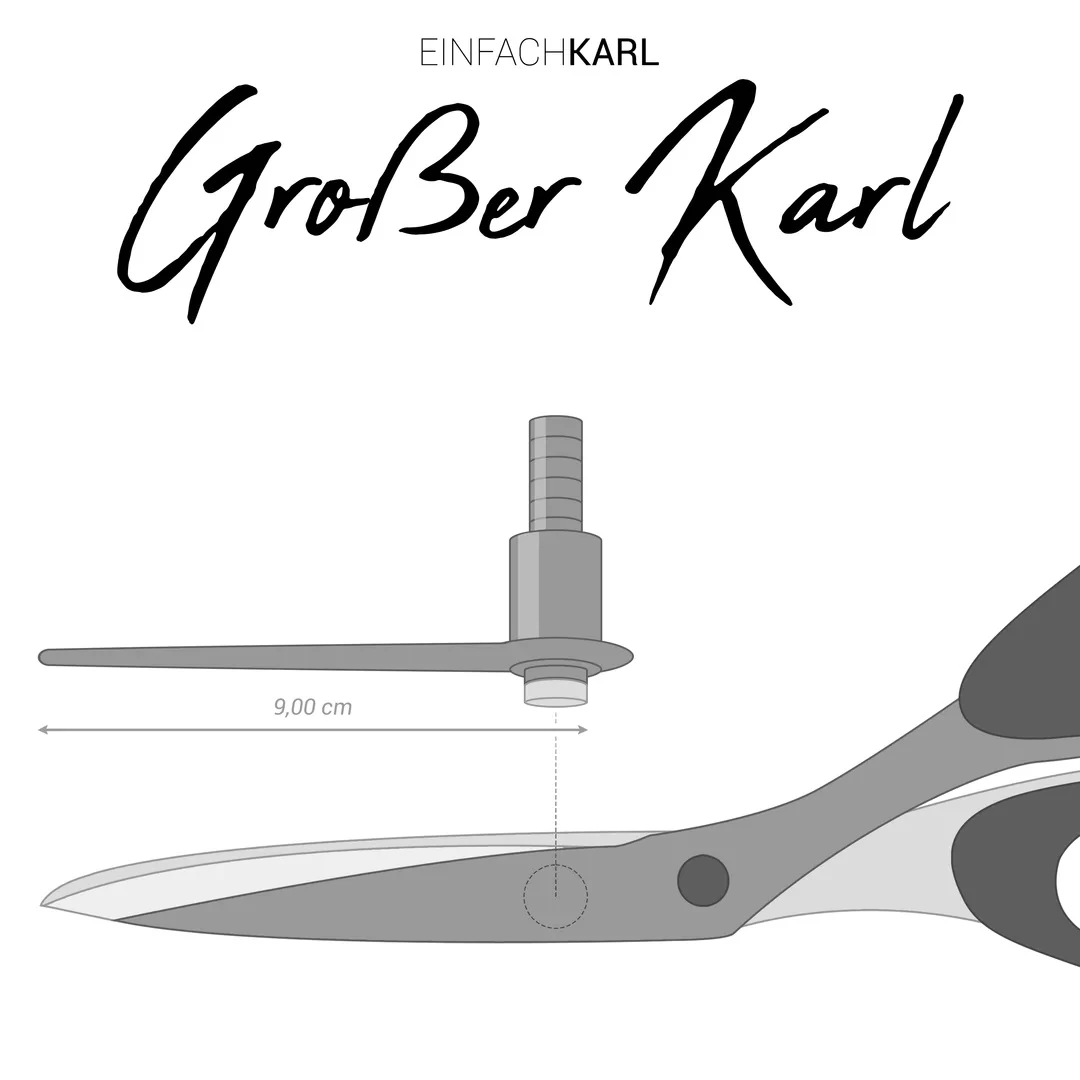 Großer Karl - Zuschneidehilfe (versch. Farben/ Aluminium/ Pulverbeschichtet) 4 Großer Karl - Zuschneidehilfe (versch. Farben/ Aluminium/ Pulverbeschichtet) – Bild 4