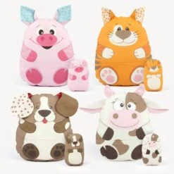 Kullaloo Cut & Sew Panel "HAPPY FARM" (80 X 155 Cm)