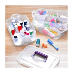 BabySnap Zubehörbox Klarsichtbox (3 Lagen Inkl. Garn-Organizer) -NähKunst Angebote Store 10027969 babysnap zubehoerbox 07