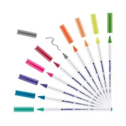 Edding 4600 Textilmarker Brillante Farben (10 Farben)