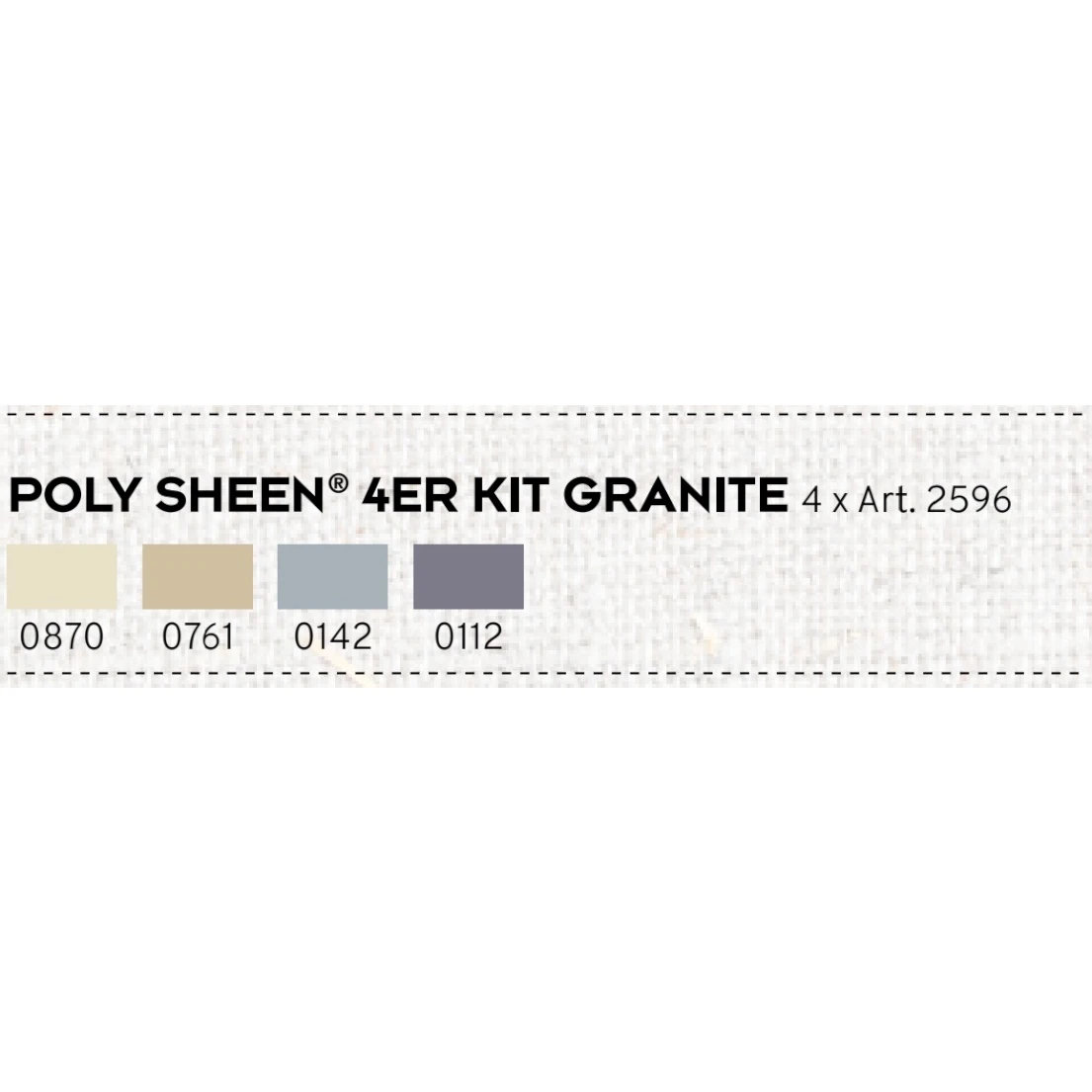 Amann Mettler POLY SHEEN 4GRANITE-KIT No.40 800 M 1 Amann Mettler POLY SHEEN 4GRANITE-KIT No.40 800 M