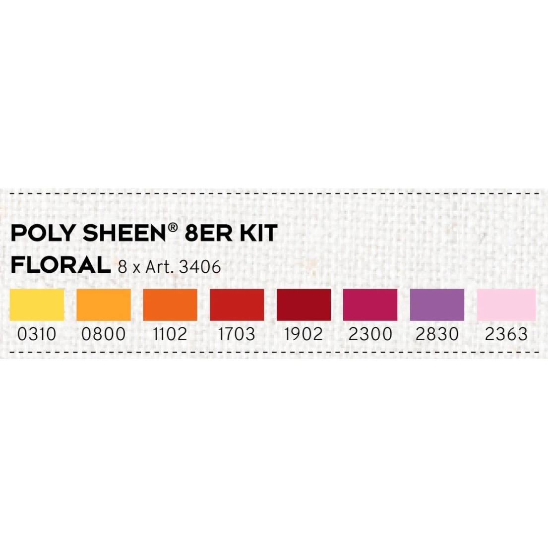 Amann Mettler POLY SHEEN 8FLORAL-KIT No.40 200 M 1 Amann Mettler POLY SHEEN 8FLORAL-KIT No.40 200 M