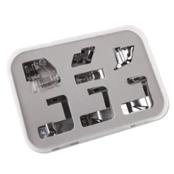 7-teil. Nähfuß Set Einfass- Und Säumerkit Nieder Und Hoch