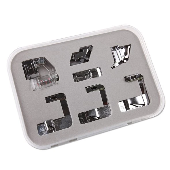 7-teil. Nähfuß Set Einfass- Und Säumerkit Nieder Und Hoch 1 7-teil. Nähfuß Set Einfass- Und Säumerkit Nieder Und Hoch