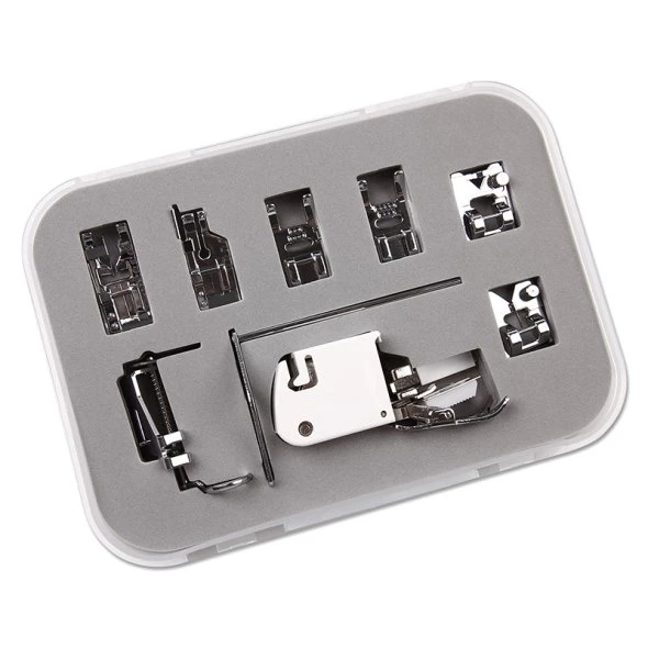 9-teil. Nähfuß Set Obertransport U.Quiltfuß 1 9-teil. Nähfuß Set Obertransport U.Quiltfuß