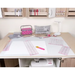 Semplix Schneidematte Hellgrau-grau (120 X 80 Cm/ 48 X 32 Inch) A0 -NähKunst Angebote Store 120x80 hellgrau grau1