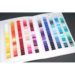 NähKunst Angebote Store 7 Amann Mettler Isacord Farbkarte (mit Echten Fäden)