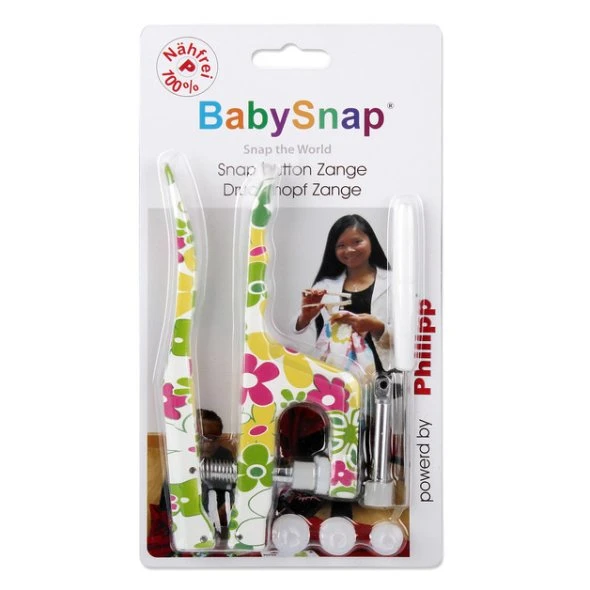 BabySnap Button Zange Druckknopfzange Sonderedition Flower 1 BabySnap Button Zange Druckknopfzange Sonderedition Flower