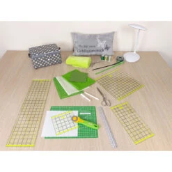 Semplix Patchwork-Quiltlineal (12,5" X 12,5"/ 2,5 Mm Dick/ Gelb) -NähKunst Angebote Store 12x9 hellgruen gruen23