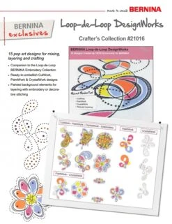 Bernina Stickkollektion Nr. 21016 Loop-de-Loop DesignWorks