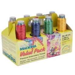 Madeira Polyneon No.40 Stickgarn Value Pack (8 Farben/ 2000 M)