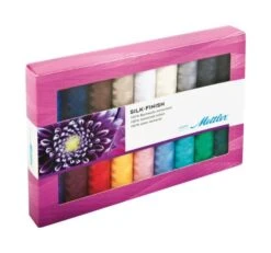 Amann Mettler SILK-FINISH COTTON No.50 Garnset (18 Farben/ 150 M)