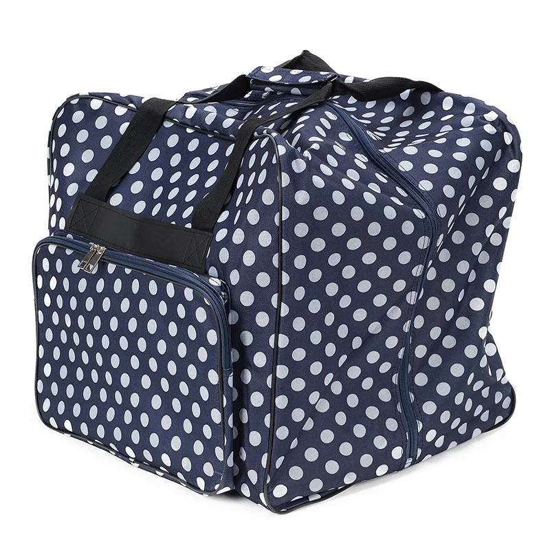 Over-Coverlocktasche XL (blau/weiß Gepunktet) 1 Over-Coverlocktasche XL (blau/weiß Gepunktet)