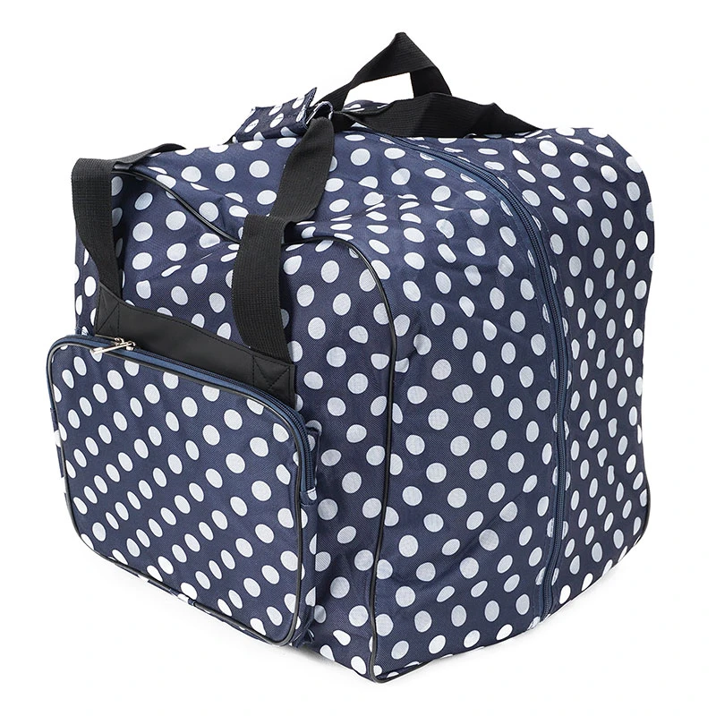 Over-Coverlocktasche (blau/weiß Gepunktet) 1 Over-Coverlocktasche (blau/weiß Gepunktet)